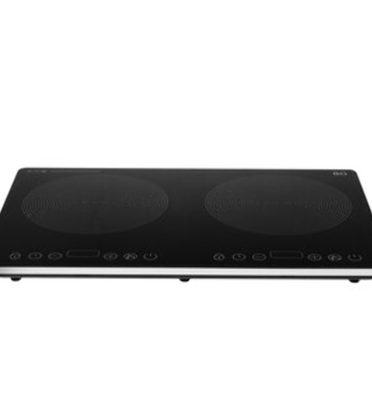 Индукционная плитка BQ HP105W Black-Silver, Мощность 3500 Вт (2000 Вт левая конфорка + 1500 Вт правая конфорка)