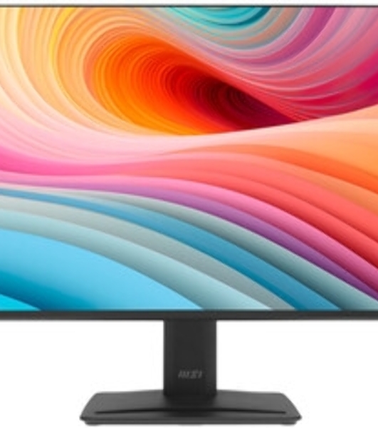Монитор 23.8' MSI PRO MP242A E2 IPS 1920x1080, 120 Гц, 4 мс (1 мс MPRT), 16:9, 300 кд/м², VGA, HDMI 1.4, DP 1.2, 3.5 Jack, динамики (2x2 Вт), HDR10, черный