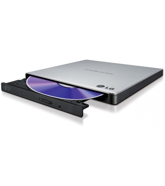 Оптический привод DVD-RW LG GP57ES40 серебристый USB внешний