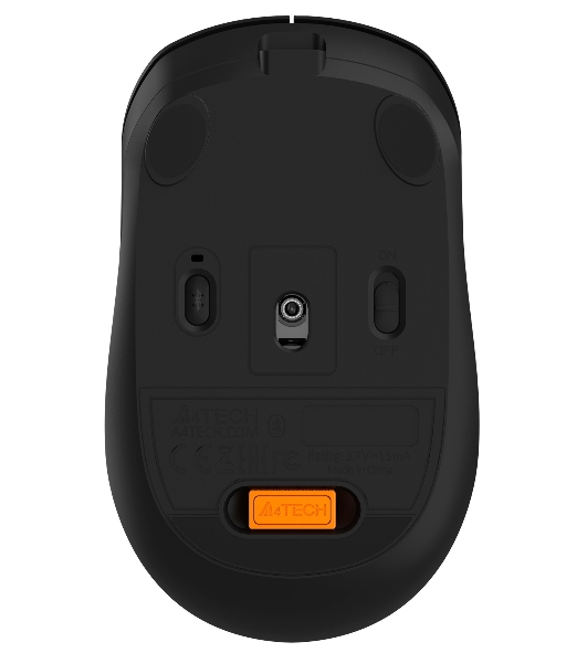 Мышь беспроводная A4Tech Fstyler FB10C черный, 2000 dpi, радиоканал, Bluetooth, USB, кнопки - 4