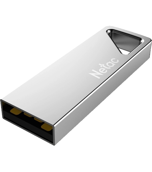 Флешка USB Netac U326 (NT03U326N-008G-20PN), 8Gb, USB 2.0, R/W 50/15, серебристый
