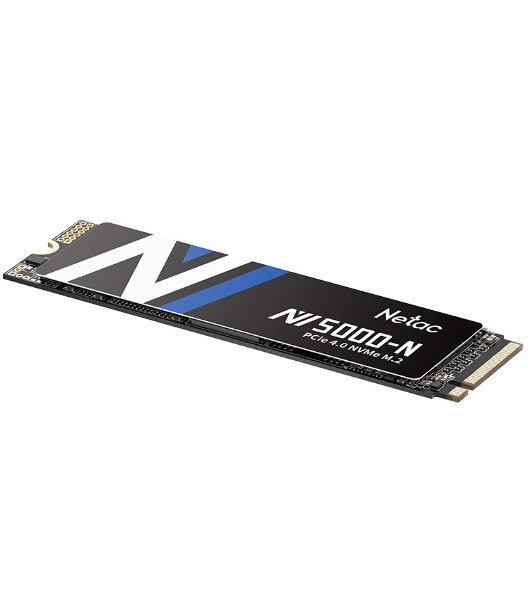 Накопитель SSD Netac NV5000 Pro, 500Gb, M.2 2280, PCIe 4.0 x4, NVMe, R/W 4800/2700, с радиатором