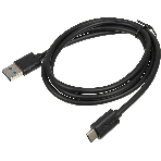 Кабель Buro BHP USB-TPC-1 USB 3.0 A(m) USB Type-C (m) 1м черный, фото 1