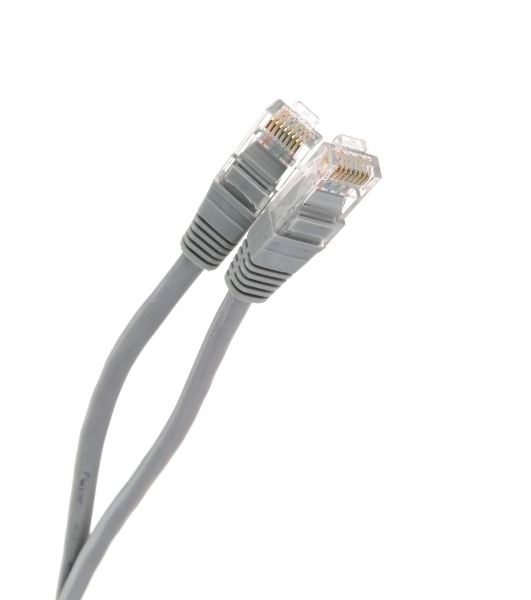Патч-корд литой 'Telecom' UTP кат.5е 30,0м серый