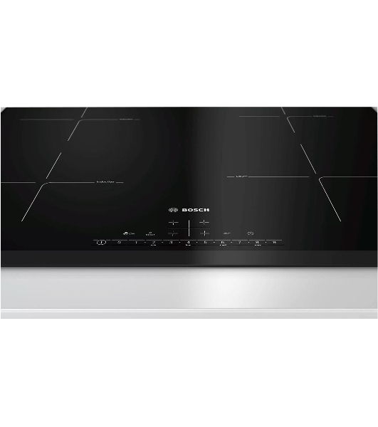 Индукционная варочная панель Bosch PIF651HC1E, 60 см, индукция, скошенные края, сенсорное управление, черный