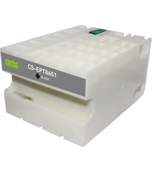 Картридж струйный Cactus CS-EPT8651 (T8651) черный пигментный (8000 стр.) для Epson WF5190/5690