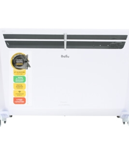 Конвектор электрический Ballu Evolution Digital Inverter BEC/EVI4-2000 белый, 2000 Вт, 25 м2, дисплей, WiFi