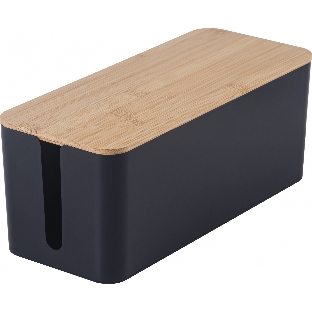Органайзер Cactus CS-BOX-BL черный/бамбук