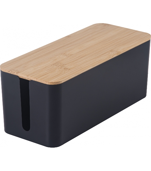 Органайзер Cactus CS-BOX-BL черный/бамбук