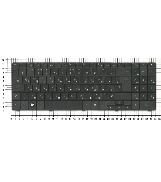 Клавиатура для ноутбука Packard Bell SL51 черная