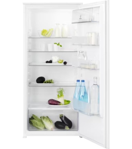 Встраиваемый холодильник Electrolux LRB3AE12S, механическое управление, полезный объем: 208 л, перенавешиваемые двери, 54.8x54.9x121.8 см, белый