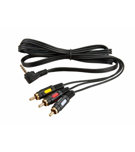 Шнур Rexant Стерео 3,5 мм 4C - 3 RCA 1,5 мeтра (GOLD)