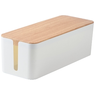 Органайзер Cactus CS-BOX-WH белый/бамбук