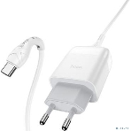 Зарядное устройство Hoco 18Вт, 3А, QC3.0, 1xUSB + кабель USB/Type-C, CS12A, белый, блистер, фото8