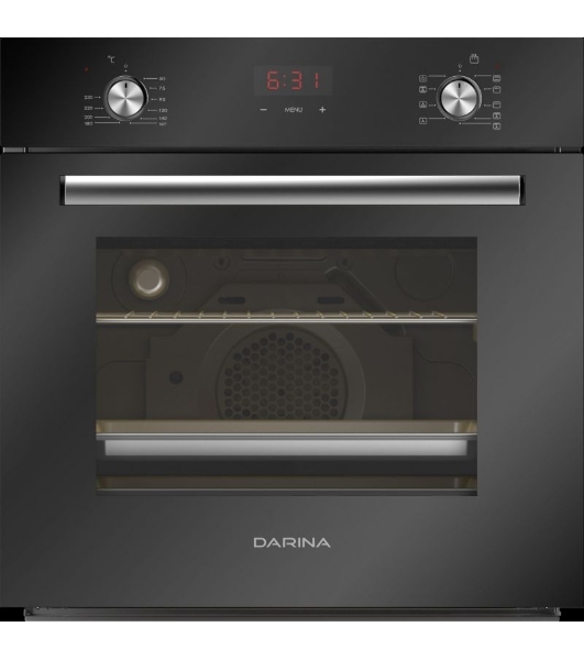 Духовой шкаф электрический Darina 2V5 BDE 112 708 B черный, встраиваемый