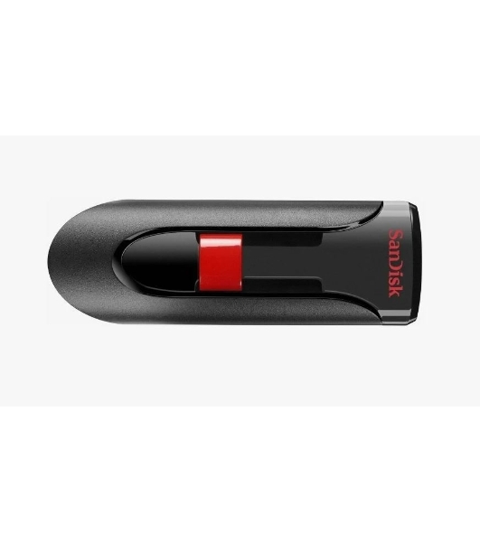 Флешка USB Sandisk 64Gb Cruzer Glide SDCZ60-064G-B35 USB 2.0 черный/красный