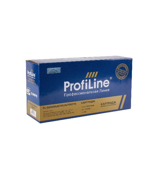 Картридж лазерный ProfiLine совместимый Q5949A/7553A/708/715 для HP 1160/1320/3390/P2010/P2014/P2015/M2727/Canon LBP-3300/3310/3370 2500к