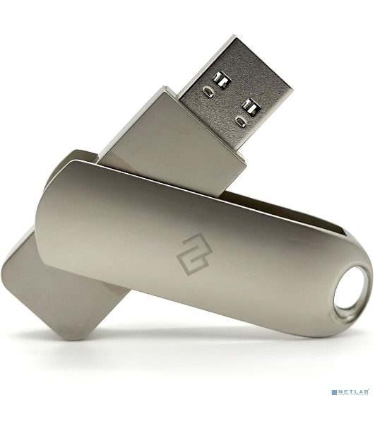 Флешка USB Digma GDRIVE3 (DGFUM064A30SR), 64Gb, USB 3.0, R/W 70/30, серебристый