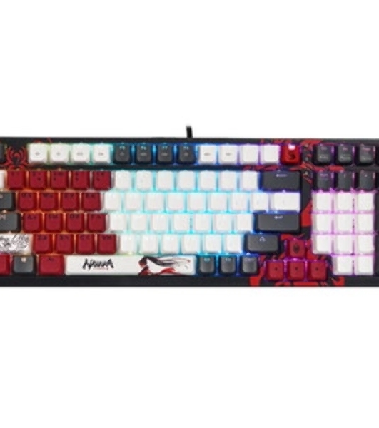 Клавиатура A4Tech Bloody S98 Naraka BLMS Plus проводная, USB Type-A, чёрный/красный