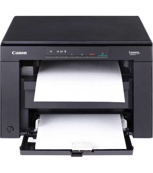 МФУ лазерное Canon i-SENSYS MF3010 (5252B004), A4, ч/б, печ. 18 стр/мин., скан. до 18 стр/мин., 600 x 1200 dpi (печать) 600x600dpi (сканер), USB 2.0