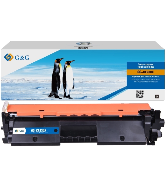 Картридж лазерный G&G GG-CF230X черный (3500 стр.) для HP LJ Pro M203d/M203dn/M203dw;MFP M227fdn/M227fdw/M227sdn
