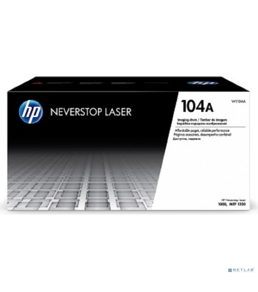 Барабан 104A для HP Neverstop Laser 1000a/w/1200a/w, 20К W1104A (внутри тонер на 5К)