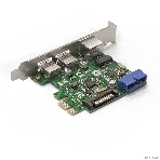 Контроллер ExeGate EX290278RUS EXE-362 PCI-E 2.0, 2*USB 3.0 ext + 1*USB 3.0 int + LAN UTP 1000Mbps, разъем доп.питания (OEM), фото8
