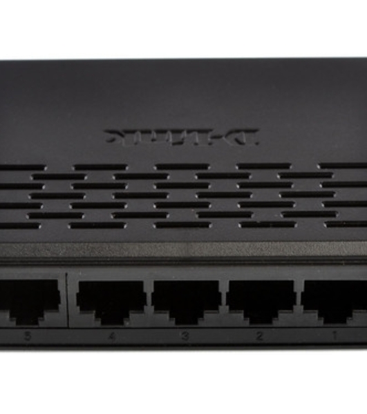 Коммутатор D-Link DGS-1005A, 5×1 Гбит/с, неуправляемый