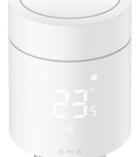 Термоcтат батареи Aqara W600/Thread, Zigbee, Bluetooth/LED-дисплей/батарейки 2 х АА/белый (WT-A03D)