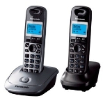 Телефон беспроводной (DECT) Panasonic KX-TG2512RU2 Доп трубка в комплекте, АОН, Caller ID, спикерфон, полифония, фото 1