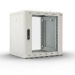 Шкаф настенный ЦМО ШРН-М-9.650 9U 600x650 мм пер. дв. стекл съемные бок. пан. 50 кг серый, фото2