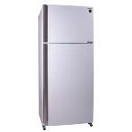 Холодильник Sharp SJ-XE59PMWH белый жемчуг двухкамерный 430/148л морозилка сверху, No Frost, фото 1