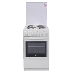 Плита электрическая De Luxe 506004.00Э (кр) белый, конфорок 4 шт, духовка 60 л, 50 см x 85 см x 60 см, фото2