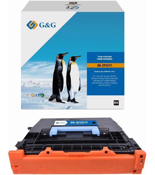 Картридж лазерный G&G GG-CF237Y (CF237Y) черный (41000 стр.) для HP LJ Ent M608n/M608dn/M608x/M609x/M609dh/M609dn/MFP M631h/M631z/M631dn/M632h/M632fht/M632z/M633fh/M633z