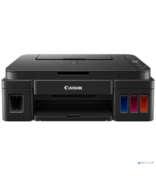 МФУ струйное Canon PIXMA G3416 (2315C052), А4, цветной, печ. 8.8 стр/мин. (ч/б) 5 стр/мин. (цвет), скан. до 3 стр/мин., 4800x1200 dpi (печать) 1200х600 dpi (скан.), USB, Wi-Fi