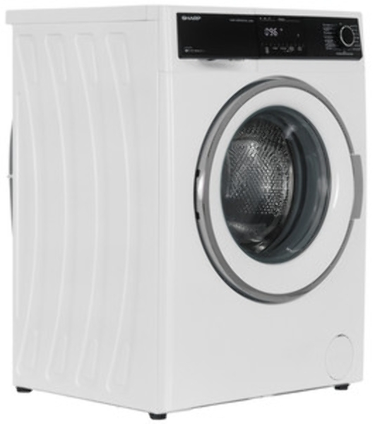 Стиральная машина Sharp ES814RW белый, загрузка фронтальная 8 кг, 1400 об/мин, класс: A+++