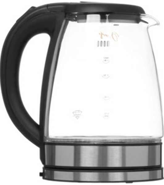 Чайник электрический Scarlett SC-EK27G36 1.8л. 1800Вт черный (корпус: стекло)