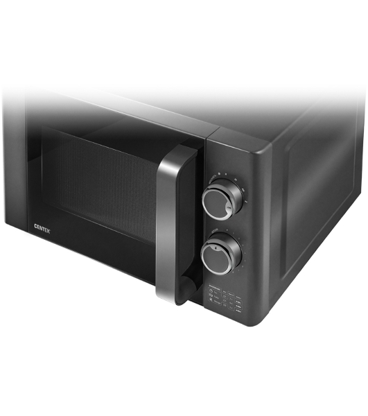 Микроволновая печь Centek CT-1583 темно-серый, 20 л, 700 Вт, переключатели - поворотный механизм