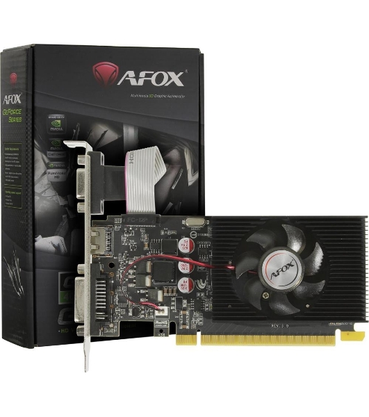 Видеокарта AFOX GT730 DDR3 4G 128Bit, LP Single fan, RTL (AF730-4096D3L6) RTL