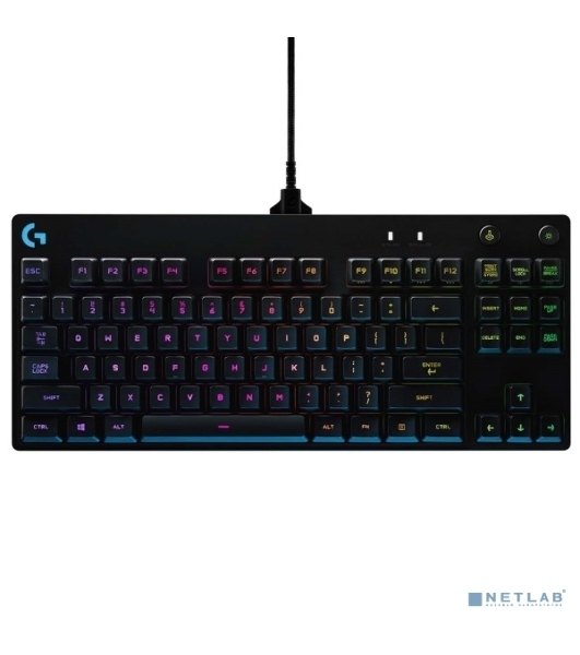 Клавиатура Logitech Gaming PRO проводная, USB Type-A, чёрный