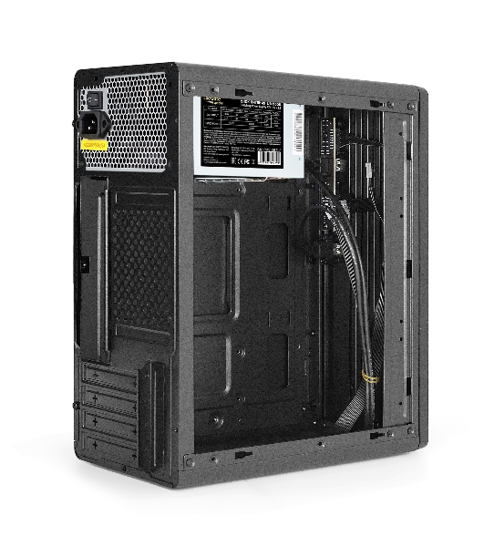 Корпус ExeGate BAA-503U2-UNS350, Mini-Tower, чёрный, 1 x 80/90 мм, БП 350 Вт