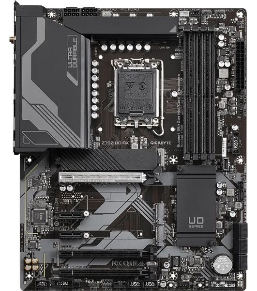 Материнская плата Gigabyte Z790 UD AX (V1.1/V1.2), LGA 1700, Intel Z790, 4xDDR5, 6xSATA, 3xM.2, 1xPCIe 5.0 x16, 1xPCIe 4.0 x4, 1xPCIe 3.0 x1, 1xHDMI, 1xDP, 1x 2.5Gb LAN, 4xUSB-A 2.0, 4xUSB-A 3.2 Gen 1, 1xUSB-A 3.2 Gen 2, 1xUSB-C 3.2 Gen 2x2, 7.1, ATX