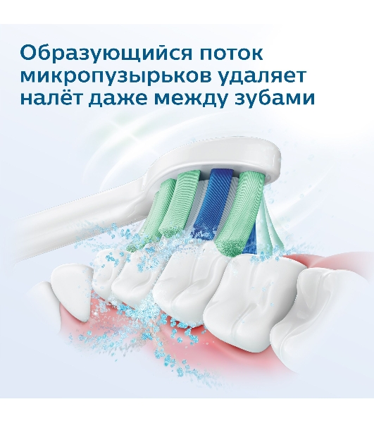 Электрическая зубная щетка Philips Sonicare 3100 series, 1 стандартная насадка C1 ProResults