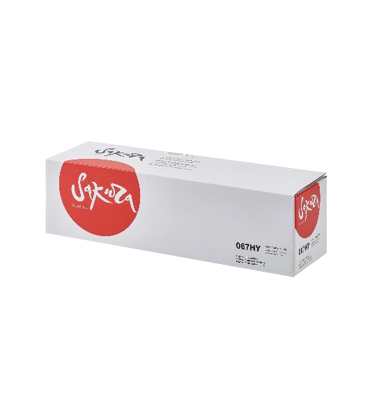 Картридж лазерный Sakura 067HY (5103C002) для Canon i-SENSYS LBP631/LBP633/MF651/MF655/MF657, желтый, 2350 к. (чип без счетчика копий)