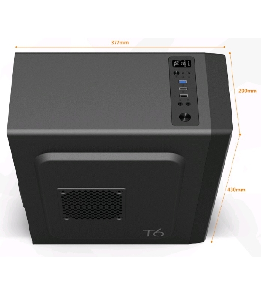 Компьютерный корпус Zalman ZM-T6 черный без БП ATX 1xUSB 2.0 1xUSB 3.0 audio bott PSU