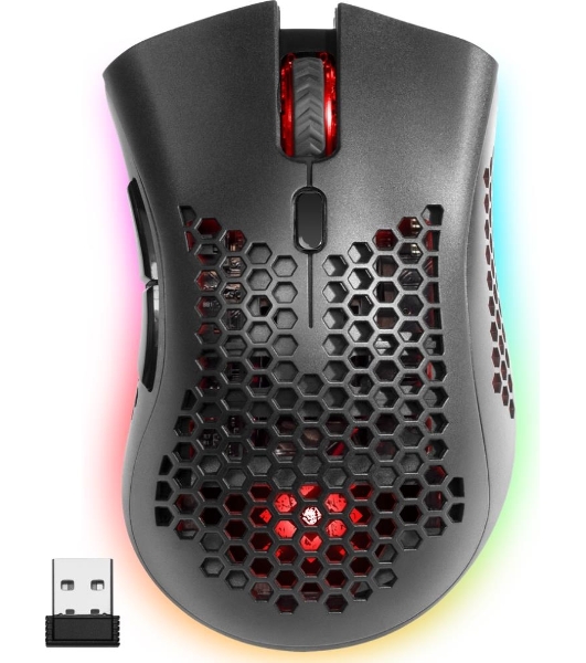 Мышь беспроводная Defender Warlock GM-709L черный, 2400 dpi, радиоканал, USB, кнопки - 8
