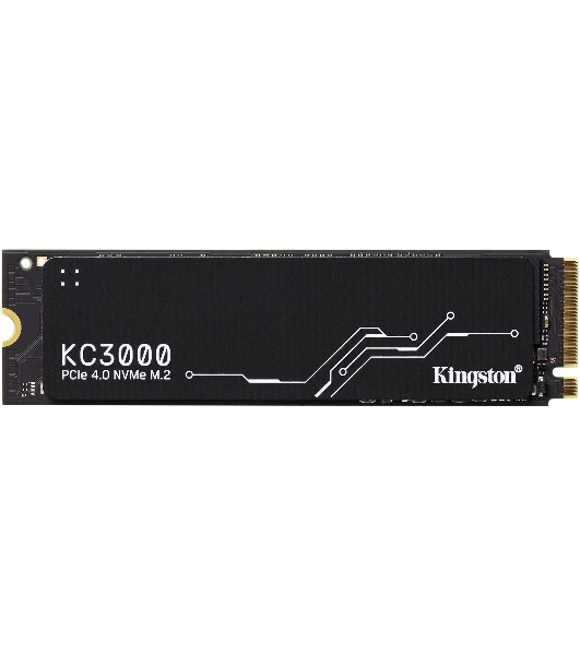 Накопитель SSD Kingston KC3000, 2Tb, PCIe 4.0 x4, M.2 2280, NVMe, R/W 7000/7000, с радиатором