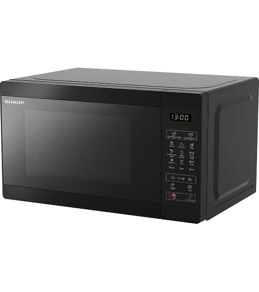 Микроволновая печь Sharp R-6800RK черный, 20 л, 800 Вт, переключатели - сенсор