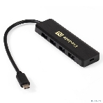 USB-концентратор ExeGate DUB-4CP/1 (кабель-адаптер USB Type C --> 4xUSB3.0, Plug&Play, черный), фото7
