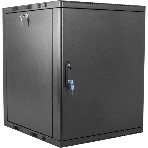 Шкаф коммутационный ЦМО (ШРН-9.650.1-9005) настенный 9U 600x658 мм пер. дв. металл 200 кг черный 600 мм 180 град., фото4